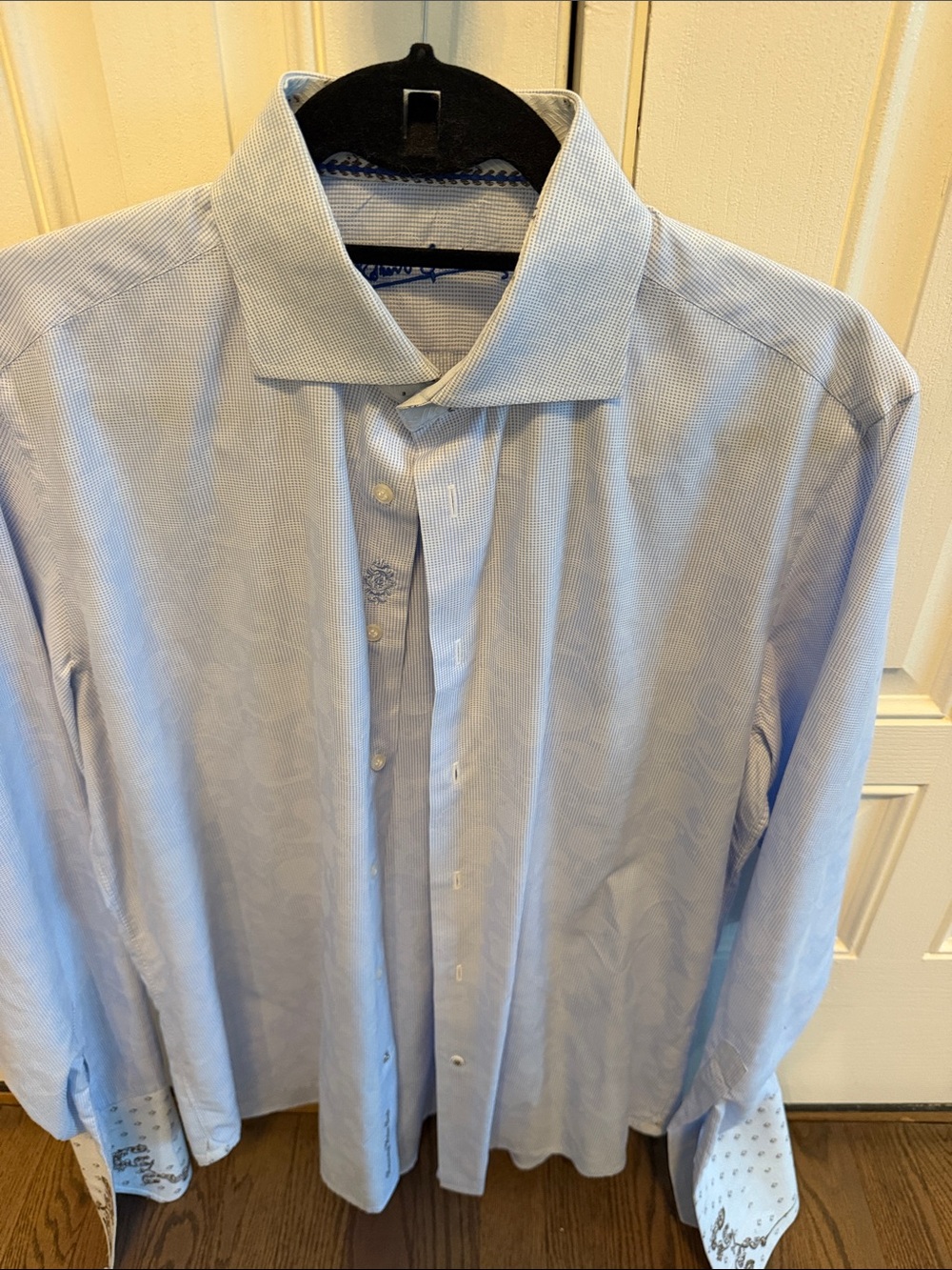 Robert Graham Light Blue Men's Dress Shirt